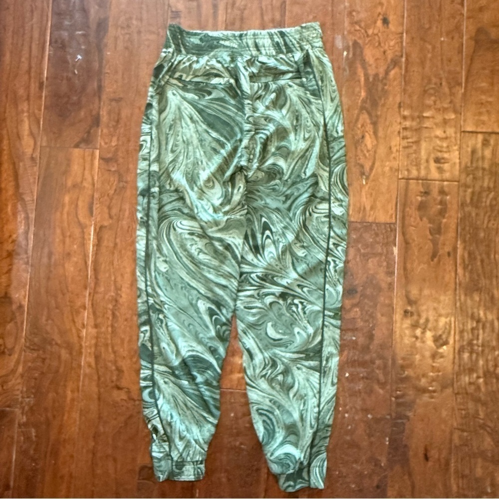 ATHLETA Brooklyn Jogger Size 0 Sumi Marble Green Lightweight Athletic Pants - Picture 7 of 10